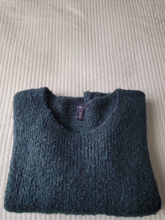 GAP Sweaters - GAP Cozy Teal Blue Fuzzy Sweater